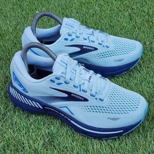 Brooks Blue and White Athletic Shoes
